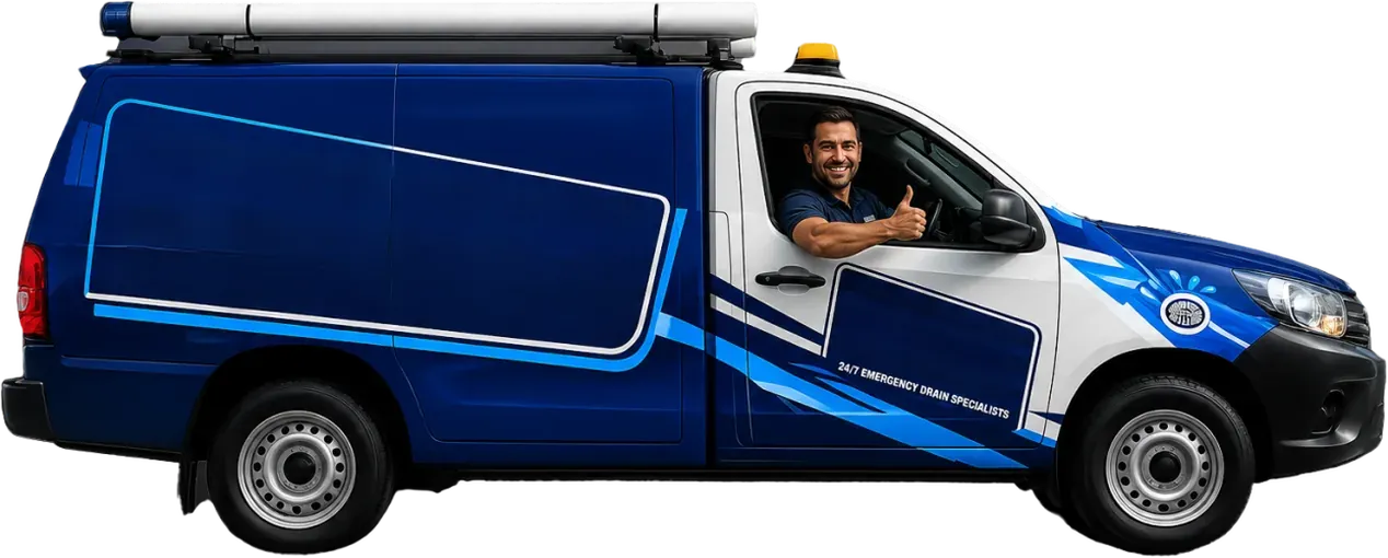 A licensed Marrickville plumber heading out in the service van