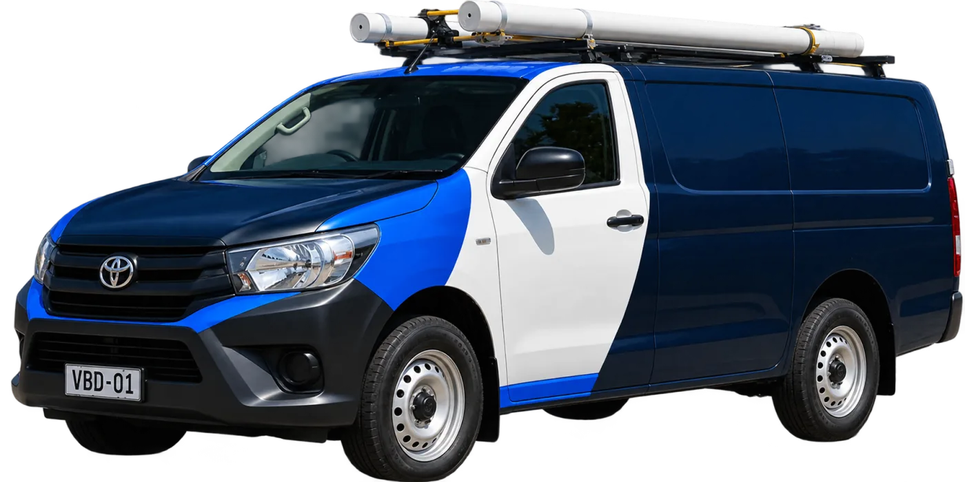 Our van, covering Marrickville and the surrounding suburbs